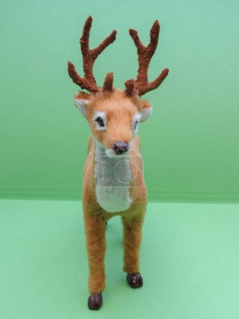 roe deer (Capreolus capreolus) animal of phylum Chordata, class Mammalia (mammals) - miniature reproduction useful as Christmas decoration or child toy