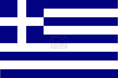 le drapeau national grec de la Grèce, l'Europe