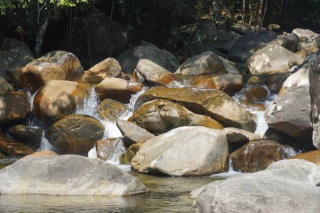 View of waterfall at Dabong district, Kelantan