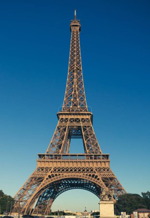 Photo for Eiffel Tower Full Detail Spring - Royalty Free Image