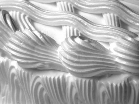 Téléchargez les photos : Couverture meringue en noir et blanc - en image libre de droit
