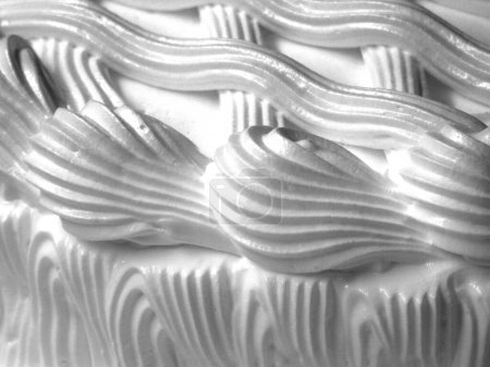 Téléchargez les photos : Couverture meringue en noir et blanc (version plus foncée) - en image libre de droit