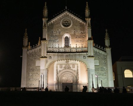 Photo for Saint Jerome the royal church at night - Royalty Free Image