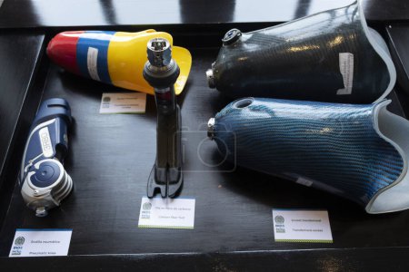 Téléchargez les photos : Prothèse de la police colombienne dans le musée de la police colombienne - en image libre de droit