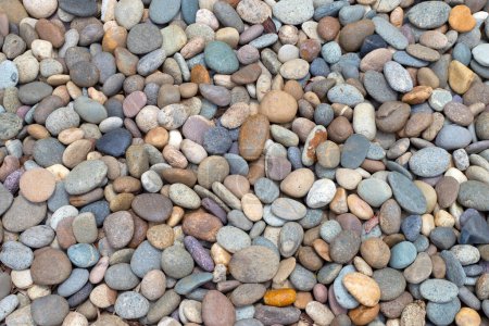 Pebbles, sea stones for background