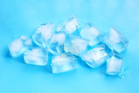 Photo for Ice cubes with ice scoop. - Royalty Free Image