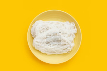 Photo for Thai rice noodles. Asian cuisine - Royalty Free Image