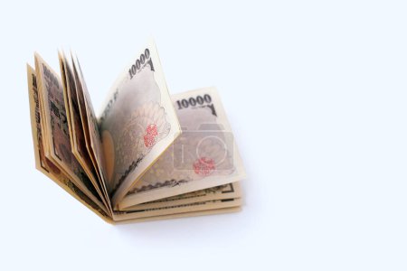 Foto de Billete japonés 10.000 yenes, dinero japonés - Imagen libre de derechos