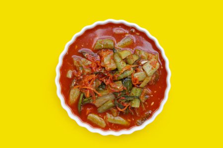 Photo for Kimchi korea food, cucumber kimchi - Royalty Free Image