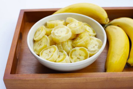 Foto de Frutas de plátano, deliciosos plátanos maduros - Imagen libre de derechos