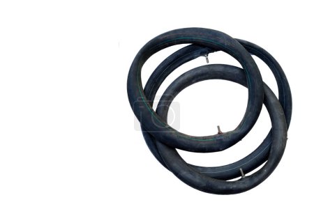 Photo for Old inner tube of  bicycle - Royalty Free Image