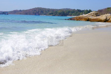 Sai kaew Strand samed Insel, Rayong Thailand. Sommerzeit, schönes blaues Meer