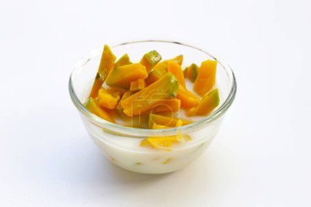 Photo for Sweet pumpkin in coconut milk - Royalty Free Image