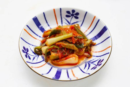 Photo for Kimchi korea food, cucumber kimchi - Royalty Free Image