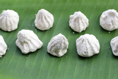 White clay filler, Soft-prepared chalk.  Thai tradition, Songkran festival