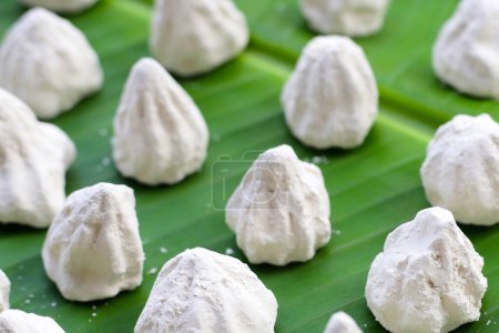 White clay filler, Soft-prepared chalk.  Thai tradition, Songkran Festival