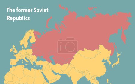 Foto de Los países modernos de la antigua Unión Soviética - Imagen libre de derechos