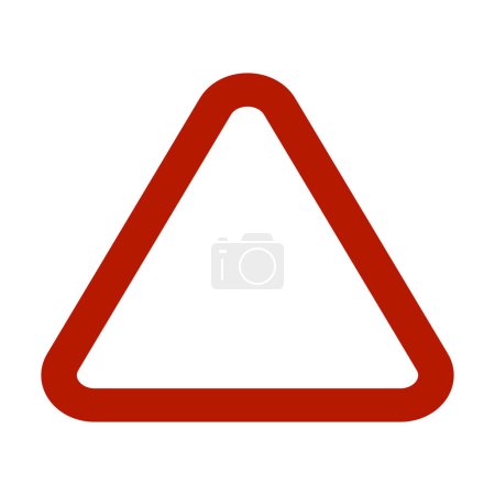 Photo for Traffic sign for forbidden entry to all vehicles - Royalty Free Image