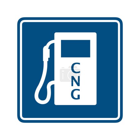 Téléchargez les photos : Panneau pour station-service avec gaz naturel GNC - en image libre de droit