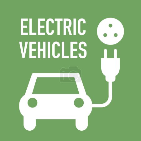 Sign for electric vehicle charging point