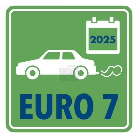 Foto de Anuncio de la normativa de emisiones EURO 7 para los vehículos - Imagen libre de derechos