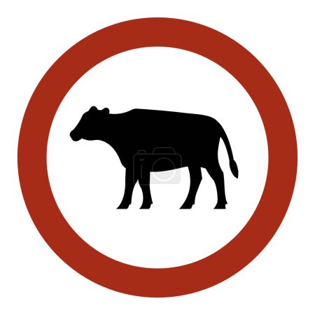 Photo for Vegan friendly sign indicating no meat - Royalty Free Image