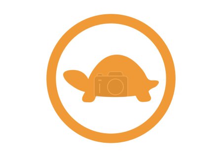 Photo for Turtle mode warning light is on when an electric car runs out of battery - Royalty Free Image