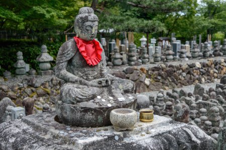 Photo for Adashino Nenbutsu-ji temple in Kyoto, dedicated to lost children - Royalty Free Image