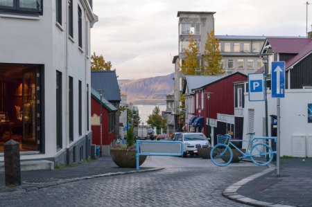 Téléchargez les photos : Vue de la rue de Reykjavik - en image libre de droit