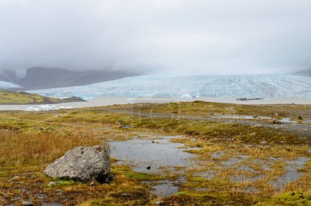 Foto de Vista del glaciar Svnafellsjkull en el sur de Islandia - Imagen libre de derechos