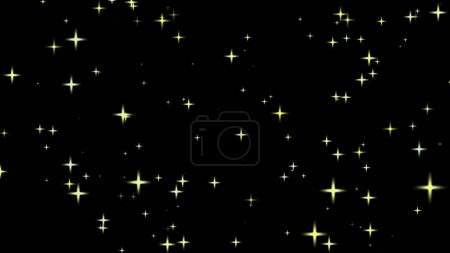 Téléchargez les photos : Graphiques de l'étoile scintillante scintillante scintillante derrière fond noir. Photo de haute qualité 10.20.2023 - en image libre de droit