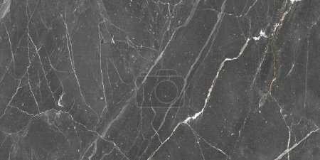 Photo for Grey marble texture background, natural breccia marble for ceramic wall and floor tiles, Polished marble, Real natural marble stone texture and surface background, dark rich elegant marble background - Royalty Free Image