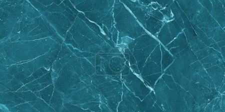 Photo for Blue marble and gold abstract background texture. Indigo ocean blue marbling with natural luxury style swirls of marble and gold powder. Blue marble - Royalty Free Image