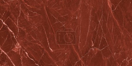 Photo for Luxury Italian red stone pattern background. red stone texture background with beautiful soft mineral veins. dark red color marble natural pattern for background, exotic abstract limestone. Red marble - Royalty Free Image