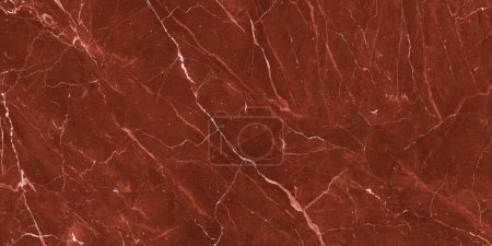 Photo for Luxury Italian red stone pattern background. red stone texture background with beautiful soft mineral veins. dark red color marble natural pattern for background, exotic abstract limestone. Red marble - Royalty Free Image