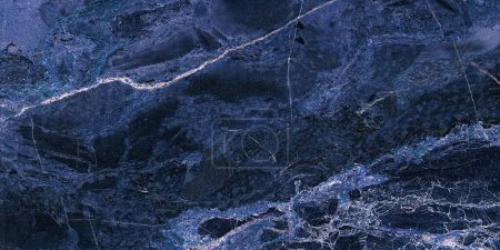 Photo for Decorative acrylic texture. Light blue and white colours. Beautiful abstract background. Marble. Modern creative artwork. Liquid ink on wet surface. Contemporary art. - Royalty Free Image