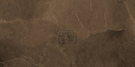 Photo for Natural coffee brown marble texture background with high resolution, Emperador marble pattern, natural breccia marble tiles for ceramic wall and floor tile, Full carpet dark colourful design. Coffee marble - Royalty Free Image