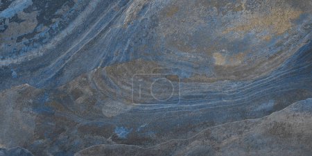 Photo for Marble design for modern design template wedding or invitation, web, banner, card, pattern and wallpaper, Blue marble - Royalty Free Image