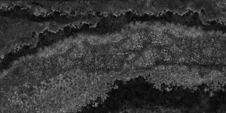 Foto de Textura de mármol negro natural, técnica mixta pintura abstracta, textura de mármol negro - Imagen libre de derechos