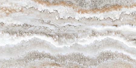 Photo for Natural white grey marble texture, mixed technics abstract painting, White Marble Texture - Royalty Free Image