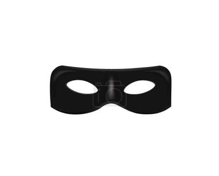 Burglar eye mask. vector illustration