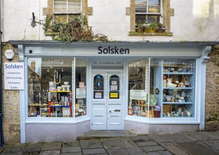 Foto de Solsken escaparate en Catherine Hill, Frome, Somerset, Reino Unido en 10 Februsry 2024 - Imagen libre de derechos