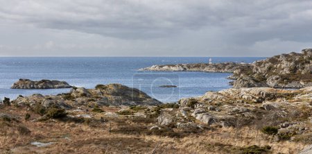 Téléchargez les photos : Ansteins de phare Fyr, Flekkeroy, Kristiansand, Norvège - en image libre de droit