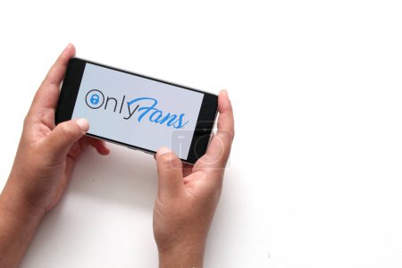 Photo for Mexico City, Mexico - Nov 9 2022: OnlyFans is an app with a subscription platform for exclusive content, which has become one of the most popular in Mexico - Royalty Free Image