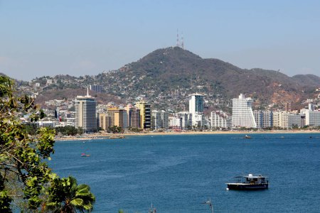 Acapulco de Jurez im mexikanischen Bundesstaat Guerrero ist eines der wichtigsten Touristenziele in Mexiko, berühmt für seine Strände und sein Nachtleben