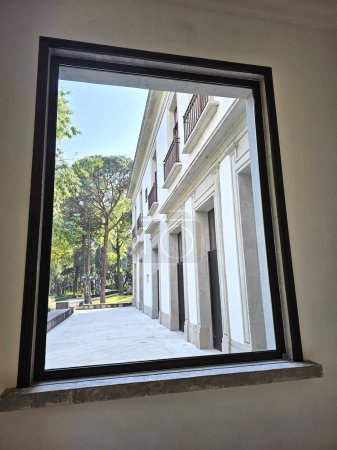 Téléchargez les photos : Mexico, Mexique - 7 février 2024 : L'intérieur du Complexe culturel Los Pinos, la résidence du Président, est un espace ouvert au public dans la forêt de Chapultepec - en image libre de droit