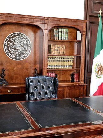 Téléchargez les photos : Mexico, Mexique - 7 février 2024 : L'intérieur du Complexe culturel Los Pinos, la résidence du Président, est un espace ouvert au public dans la forêt de Chapultepec - en image libre de droit