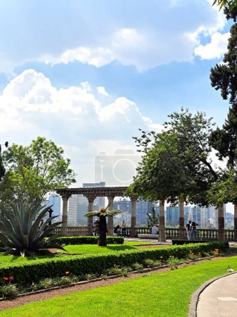 Téléchargez les photos : Mexico, Mexique - 9 août 2023 : Le Musée national d'histoire est le site qui garde la mémoire de l'histoire du Mexique, il est situé dans le château de Chapultepec - en image libre de droit