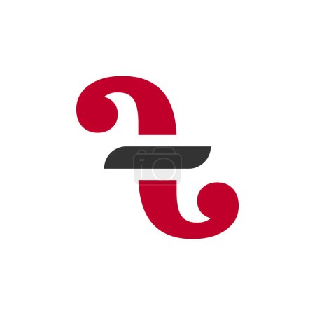 Téléchargez les illustrations : Letter T and F logo icon design template elements Vector eps - en licence libre de droit