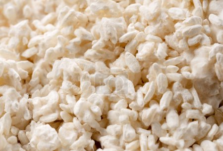 Foto de Close-up of rice koji throughout the screen. Koji is fermented rice. - Imagen libre de derechos
